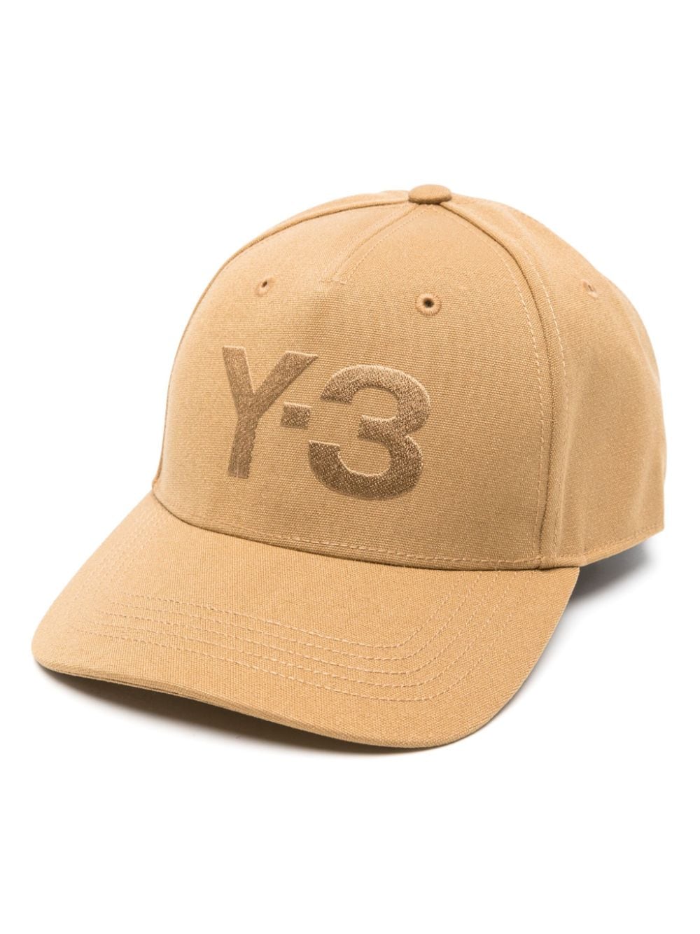 Y-3 x Adidas logo-embroidered baseball cap - Neutrals von Y-3