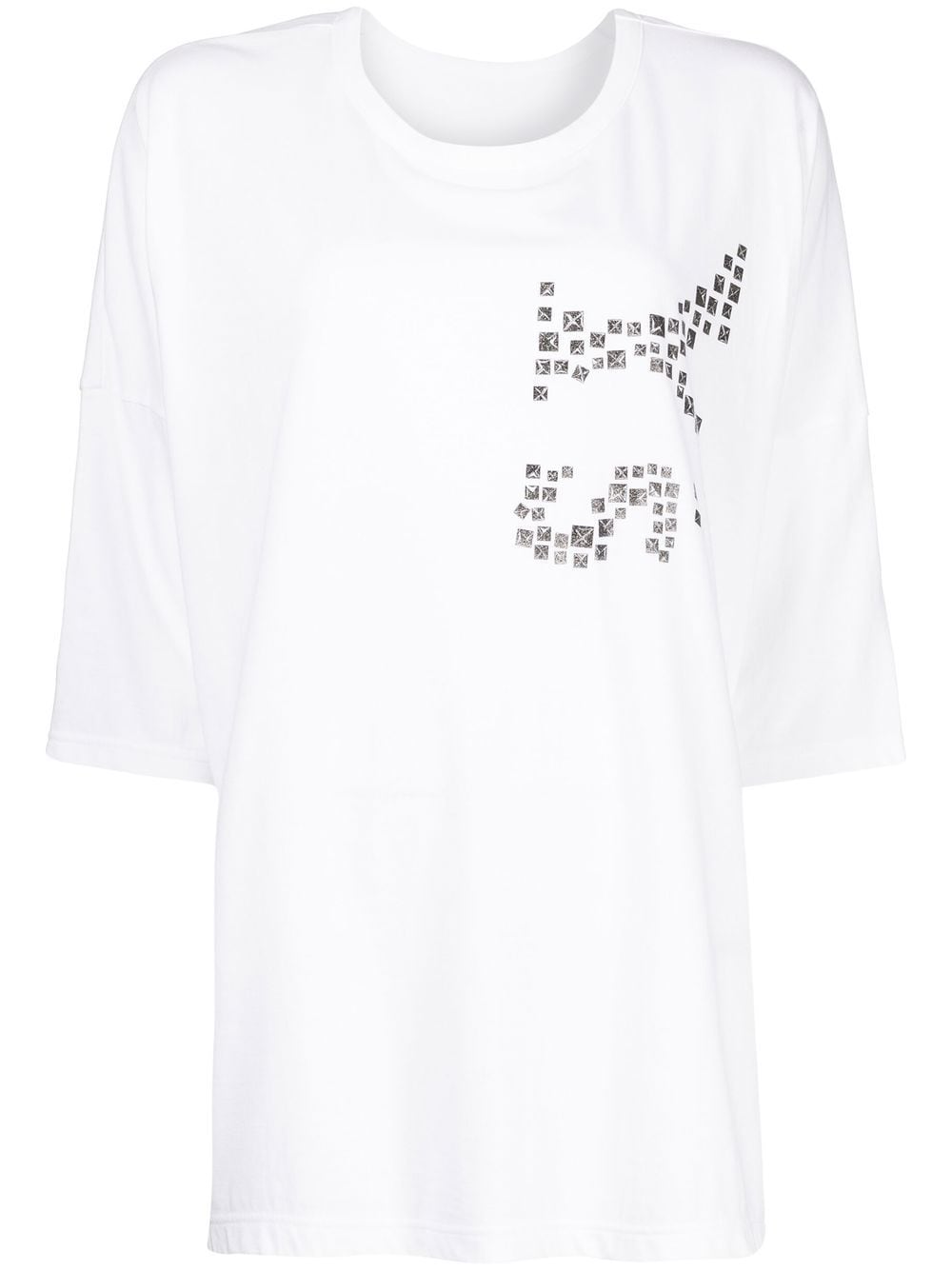 Y's graphic-print jersey T-shirt - White von Y's