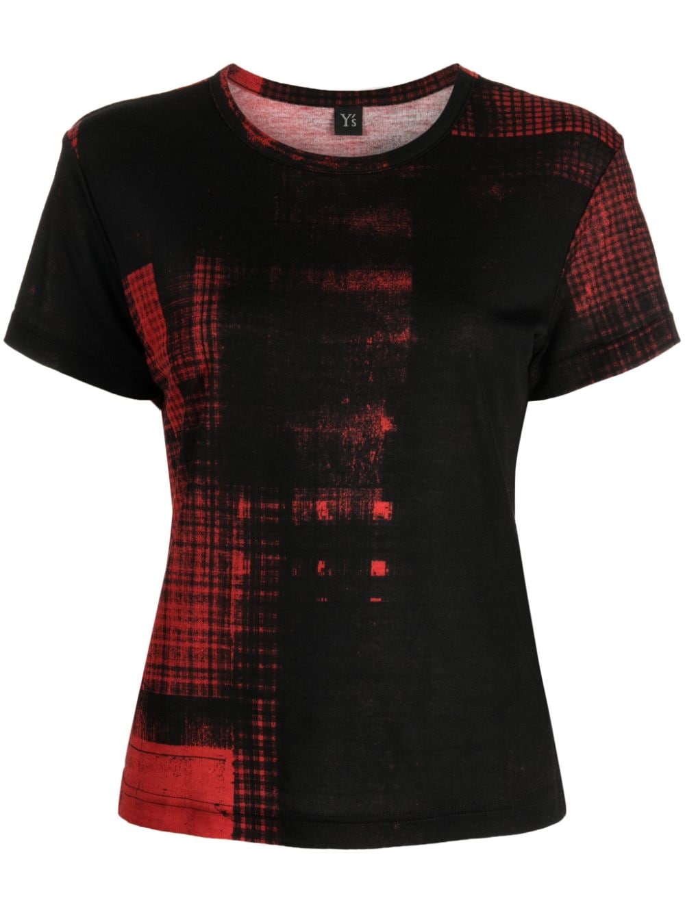 Y's graphic-print jersey T-shirt - Red von Y's