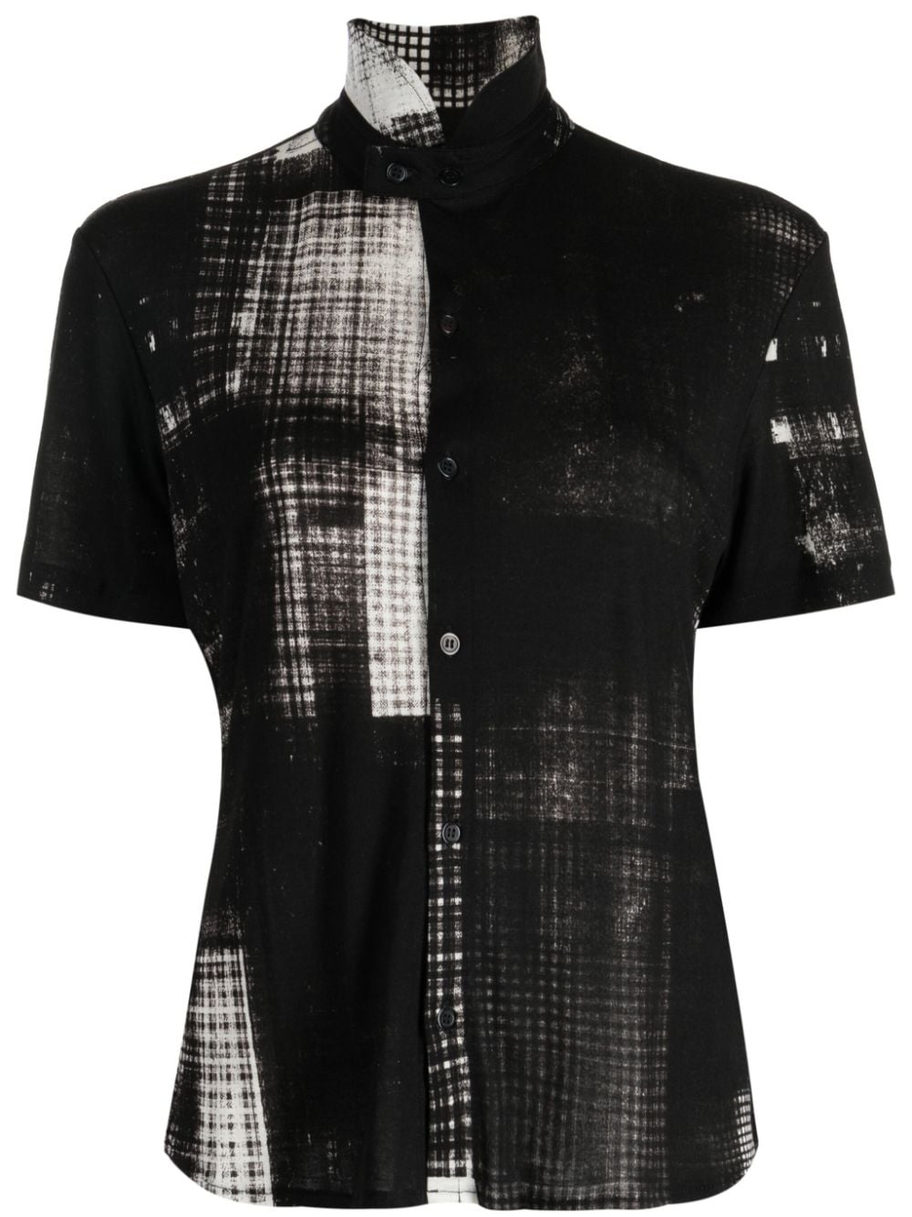 Y's graphic-print short-sleeve shirt - Black von Y's