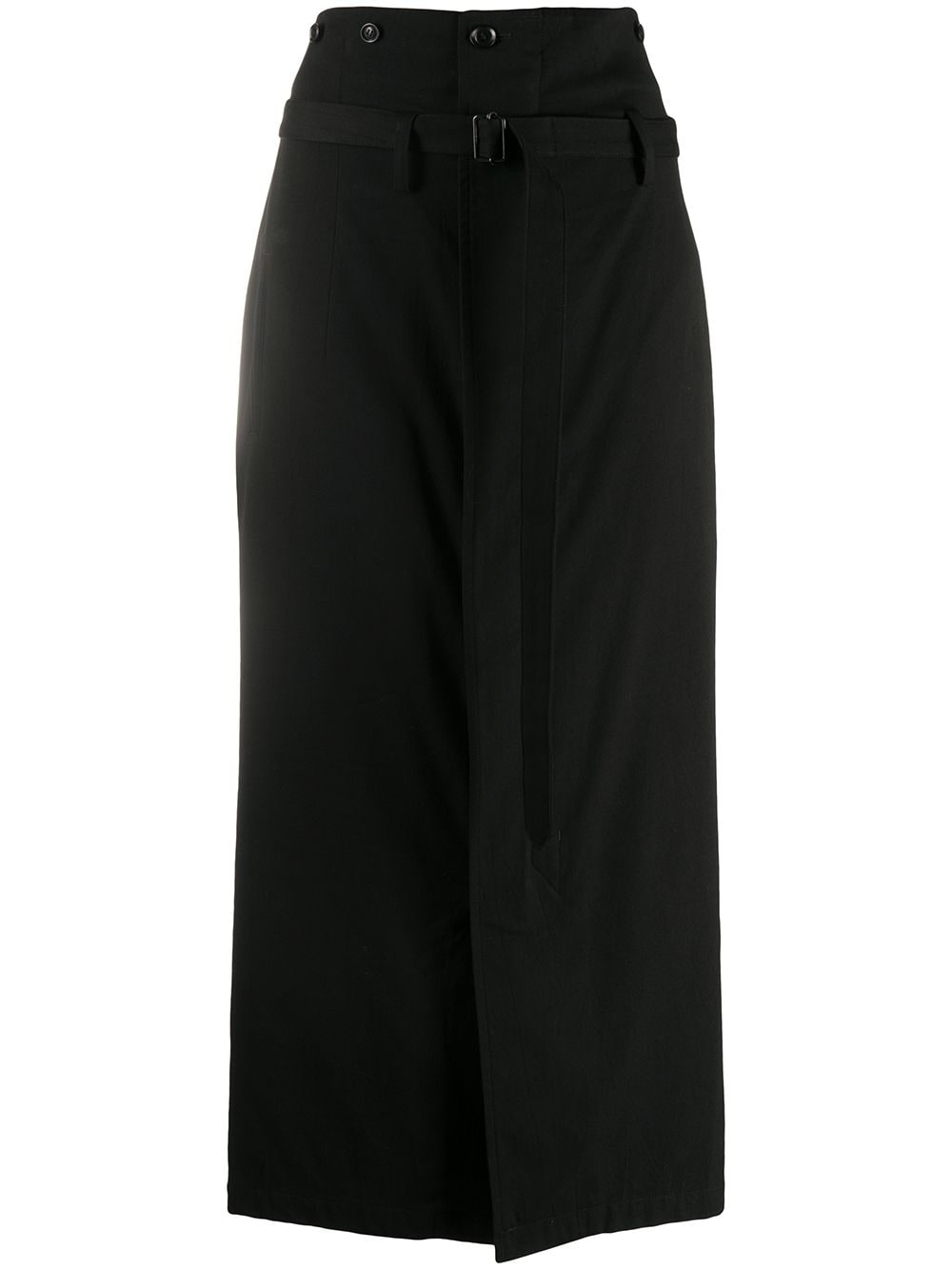 Y's high-waist skirt - Black von Y's