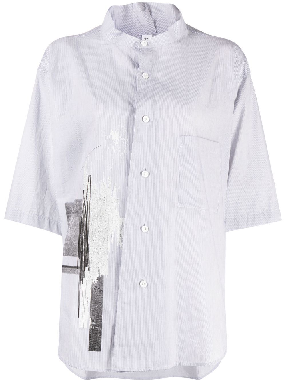 Y's relaxed-fit cotton shirt - Blue von Y's