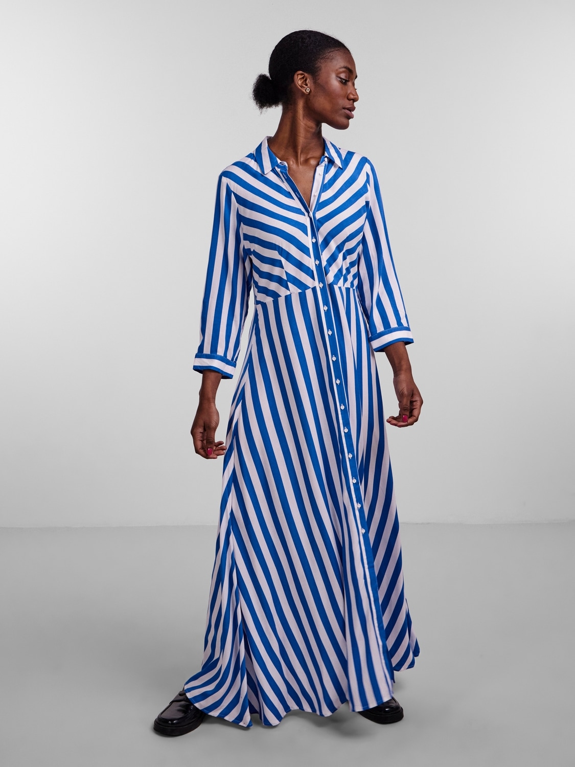 Y.A.S Hemdblusenkleid »YASSAVANNA LONG SHIRT DRESS«, mit 3/4 Ärmel von Y.A.S