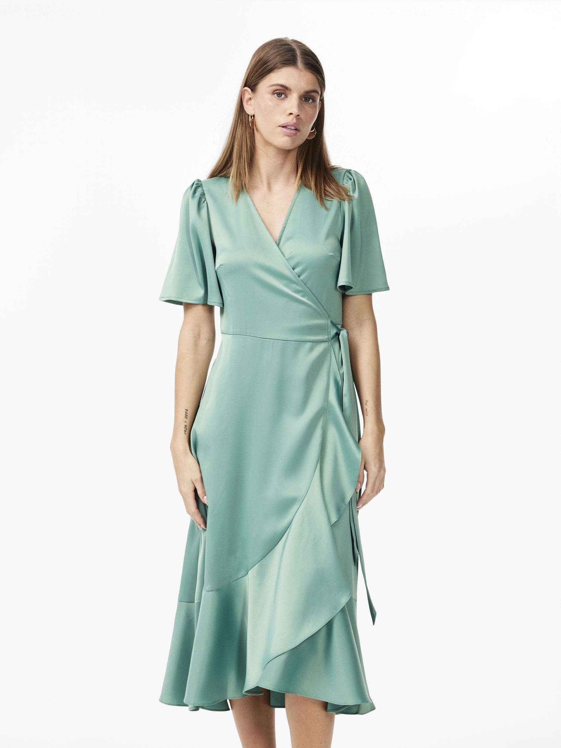 Y.A.S Wickelkleid »YASTHEA 2/4 MIDI WRAP DRESS S. NOOS« von Y.A.S