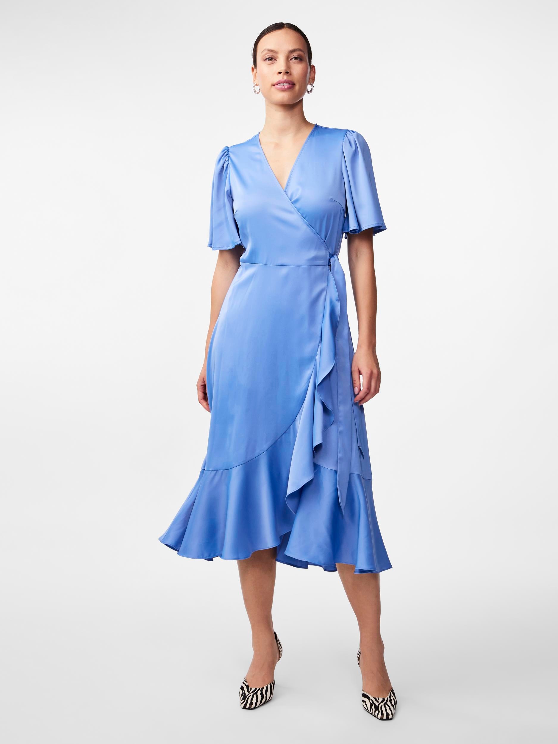 Y.A.S Wickelkleid »YASTHEA 2/4 MIDI WRAP DRESS S. NOOS« von Y.A.S