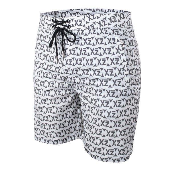 Dazzers Badeshorts Herren Weiss Bedruckt M von YEAZ