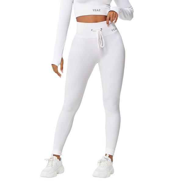 Runway Leggings - Sea Salt Damen Weiss M von YEAZ