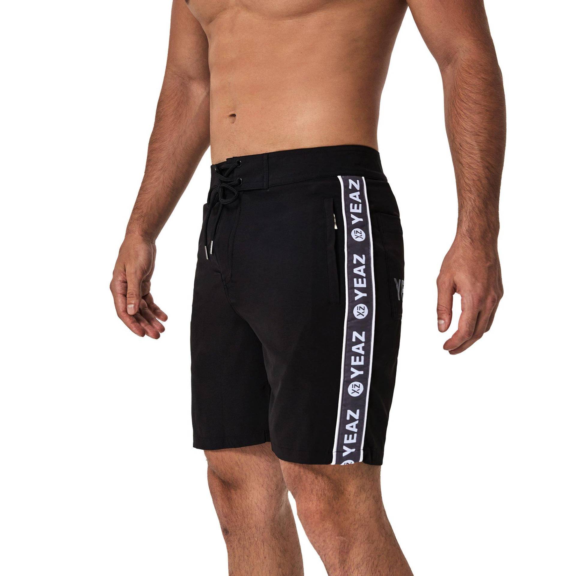 Davey Badeshorts Herren Schwarz XXL von YEAZ