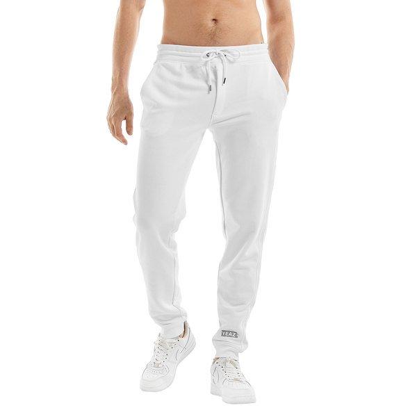 Chalex Jogginghose - Cotton White Herren Weiss M von YEAZ