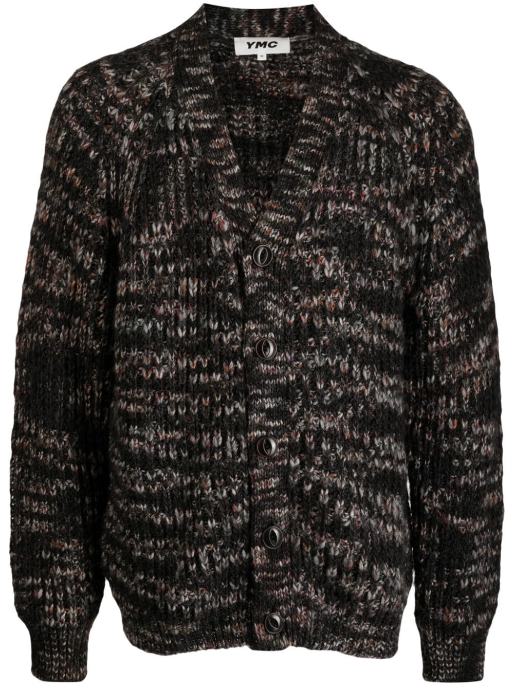 YMC Kurt chunky-knit cardigan - Multicolour von YMC