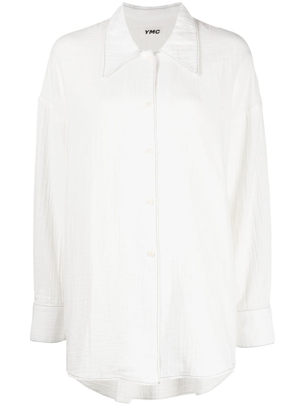 YMC Lena long-sleeve cotton shirt - White von YMC