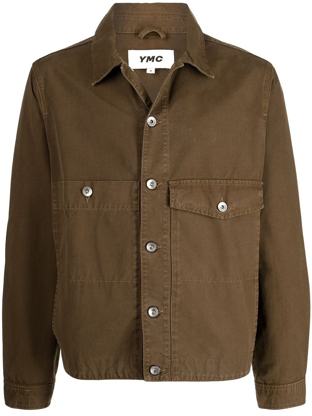 YMC Pinkley buttoned-up jacket - Brown von YMC