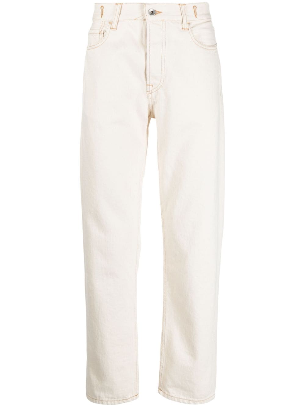 YMC Tearaway tapered jeans - White von YMC