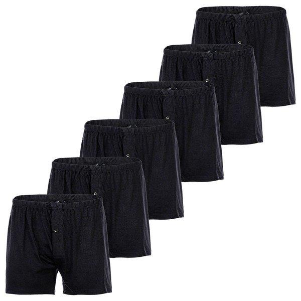 Boxershort 6er Pack Locker Sitzend Herren Schwarz XXL von YOURBASICS