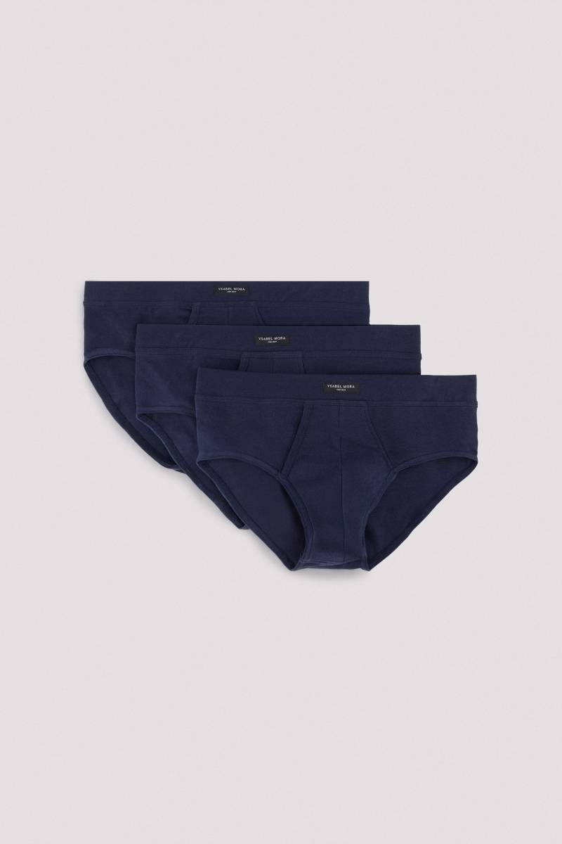 YSABEL MORA Slip »BASIC COLLECTION COTTON«, (3er Pack), mit praktischem Eingriff im Schritt von YSABEL MORA