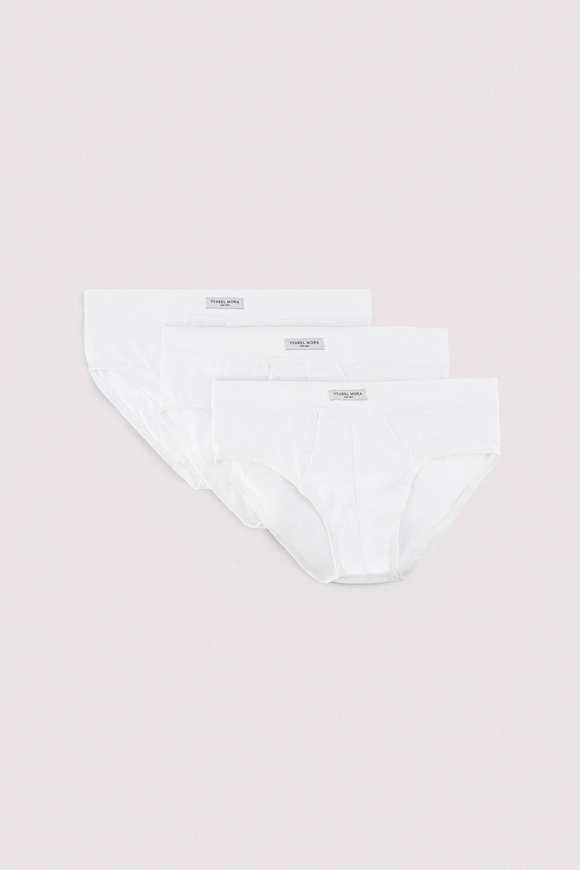 YSABEL MORA Slip »BASIC COLLECTION COTTON«, (3er Pack), mit praktischem Eingriff im Schritt von YSABEL MORA