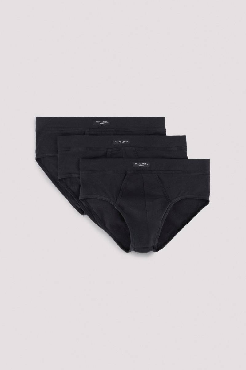 YSABEL MORA Slip »BASIC COLLECTION COTTON«, (3er Pack), mit praktischem Eingriff im Schritt von YSABEL MORA