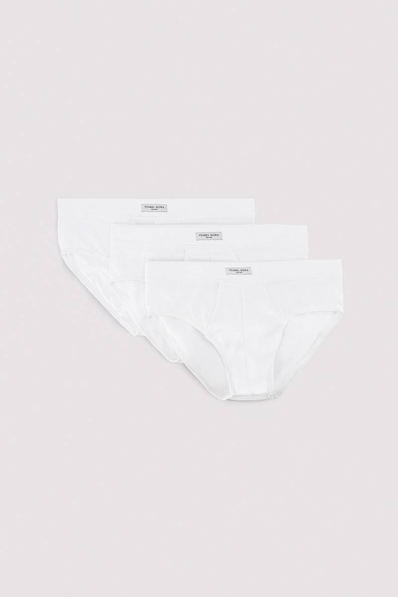 YSABEL MORA Slip »BASIC COLLECTION COTTON«, (3er Pack), mit praktischem Eingriff im Schritt von YSABEL MORA