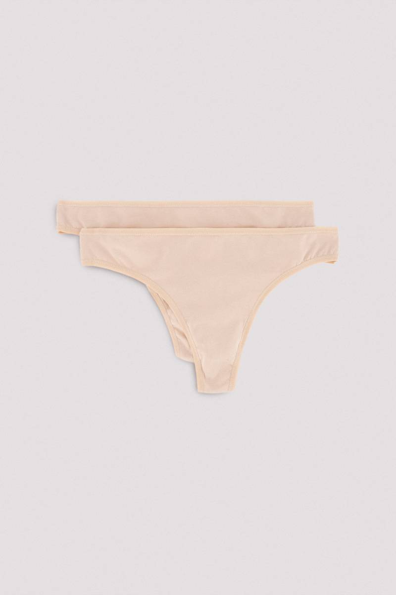 YSABEL MORA Tanga »BASIC COLLECTION COTTON«, (2er Pack), aus weicher Baumwollmischung von YSABEL MORA