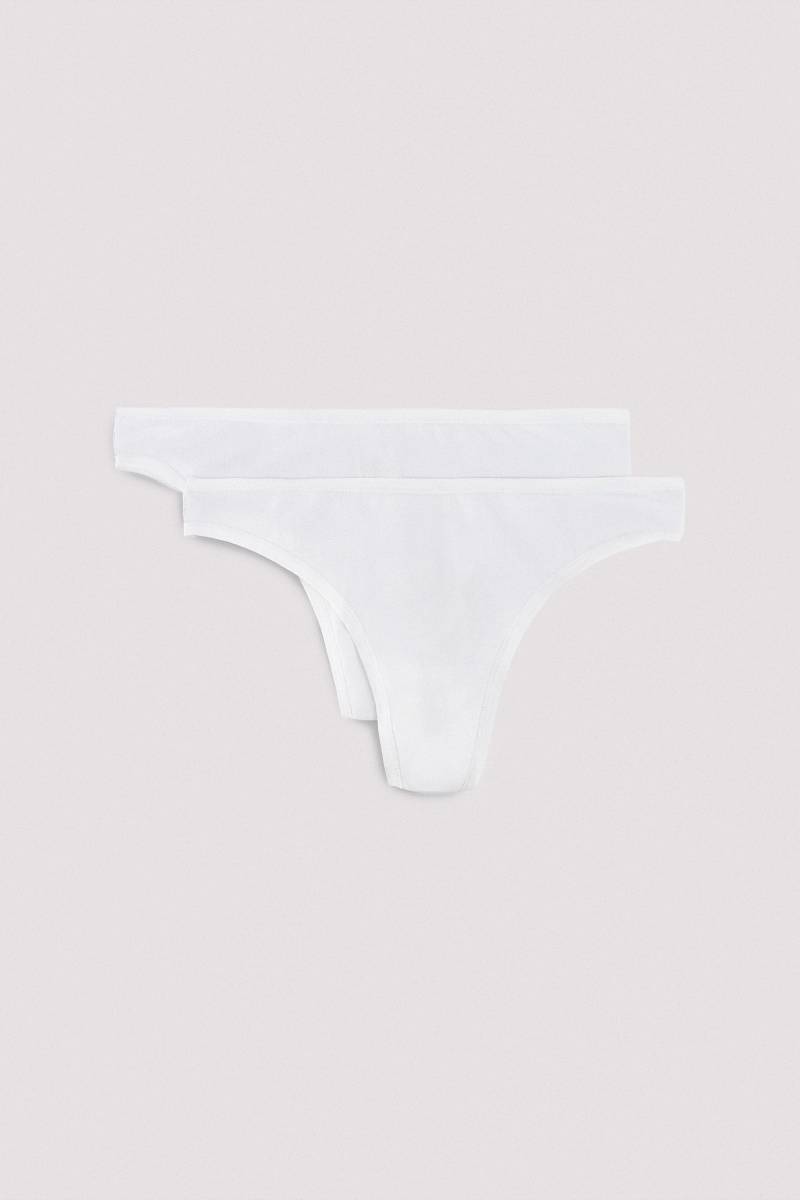 YSABEL MORA Tanga »BASIC COLLECTION COTTON«, (2er Pack), aus weicher Baumwollmischung von YSABEL MORA
