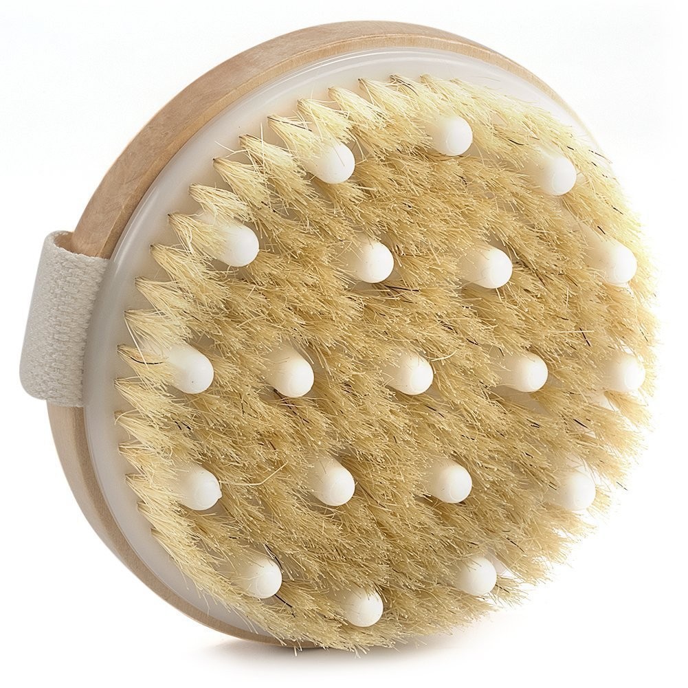 YU BEAUTY - Trockenbürste Rund Für Das Bindegewebe, Mit Massagenoppen, Reine Naturborsten YU BEAUTY - Trockenbürste Rund Für Das Bindegewebe, Mit Massagenoppen, Reine Naturborsten von YÙ BEAUTY