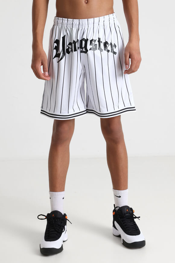 Yangster Mesh Shorts | Weiss + Schwarz | Jungen  | 10 von Yangster