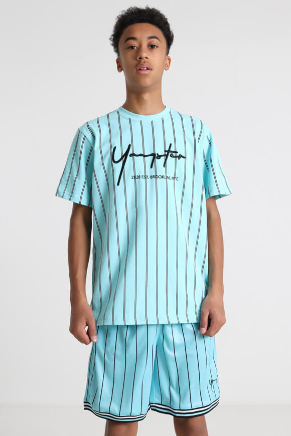 Yangster T-Shirt | Tiffany + Schwarz | Jungen  | 10 von Yangster
