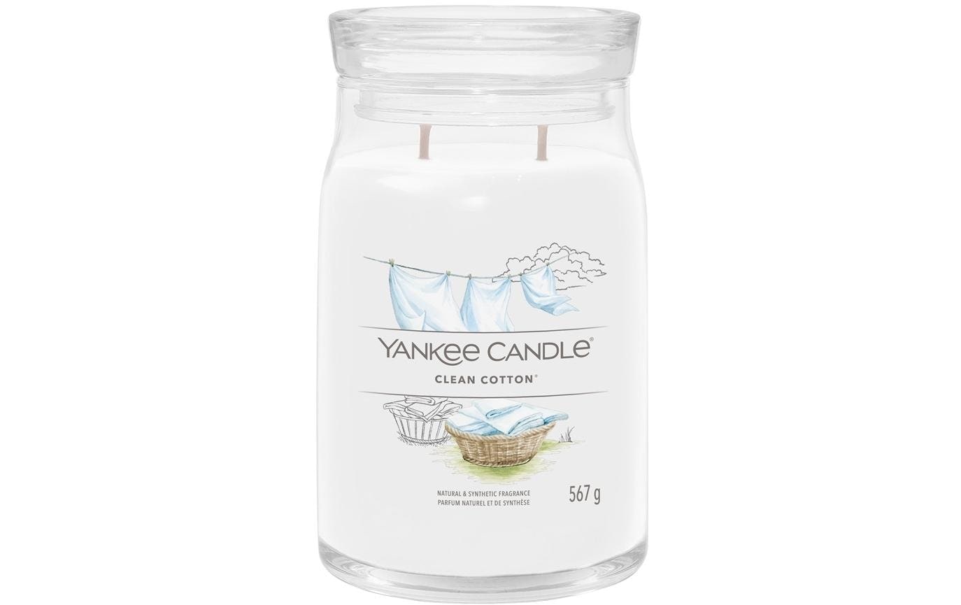 Yankee Candle Duftkerze »Clean Cotton« von Yankee Candle