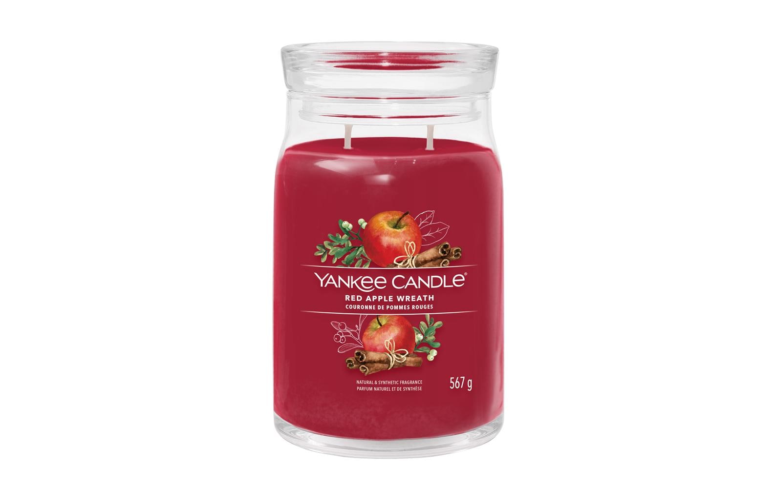 Yankee Candle Duftkerze »Red Apple Wreath Signature Large Jar« von Yankee Candle