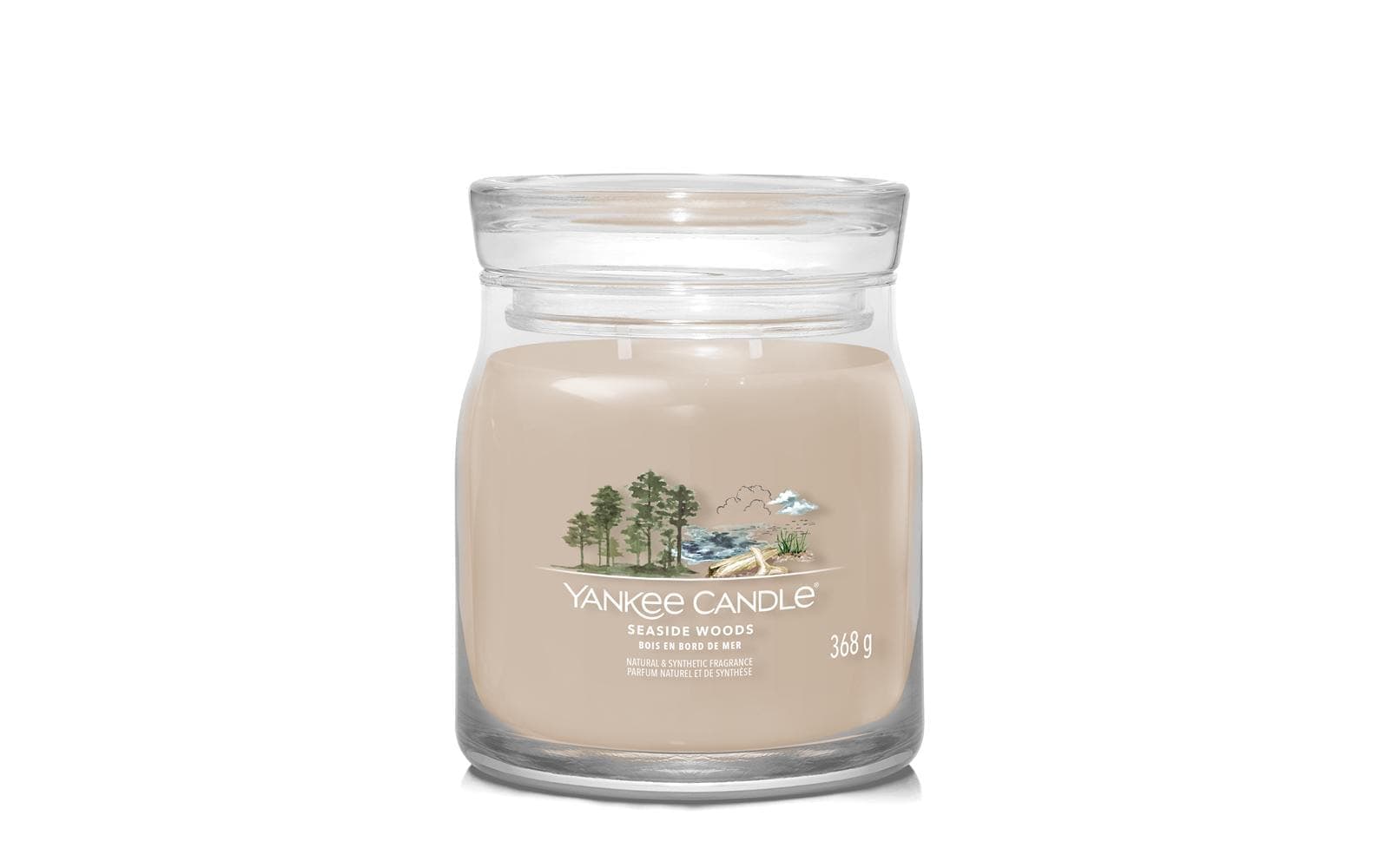 Yankee Candle Duftkerze »Seaside Woods Signature Medium Jar« von Yankee Candle