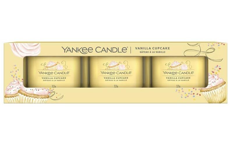 Yankee Candle Duftkerze »Vanilla Cupcake 3 Stück« von Yankee Candle