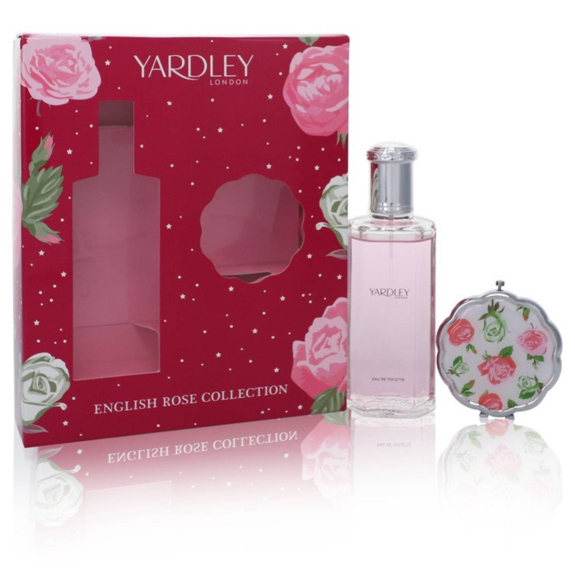 Yardley London English Rose Yardley Gift Set -- 124 ml Eau De Toilette Spray + Compact Mirror von Yardley London