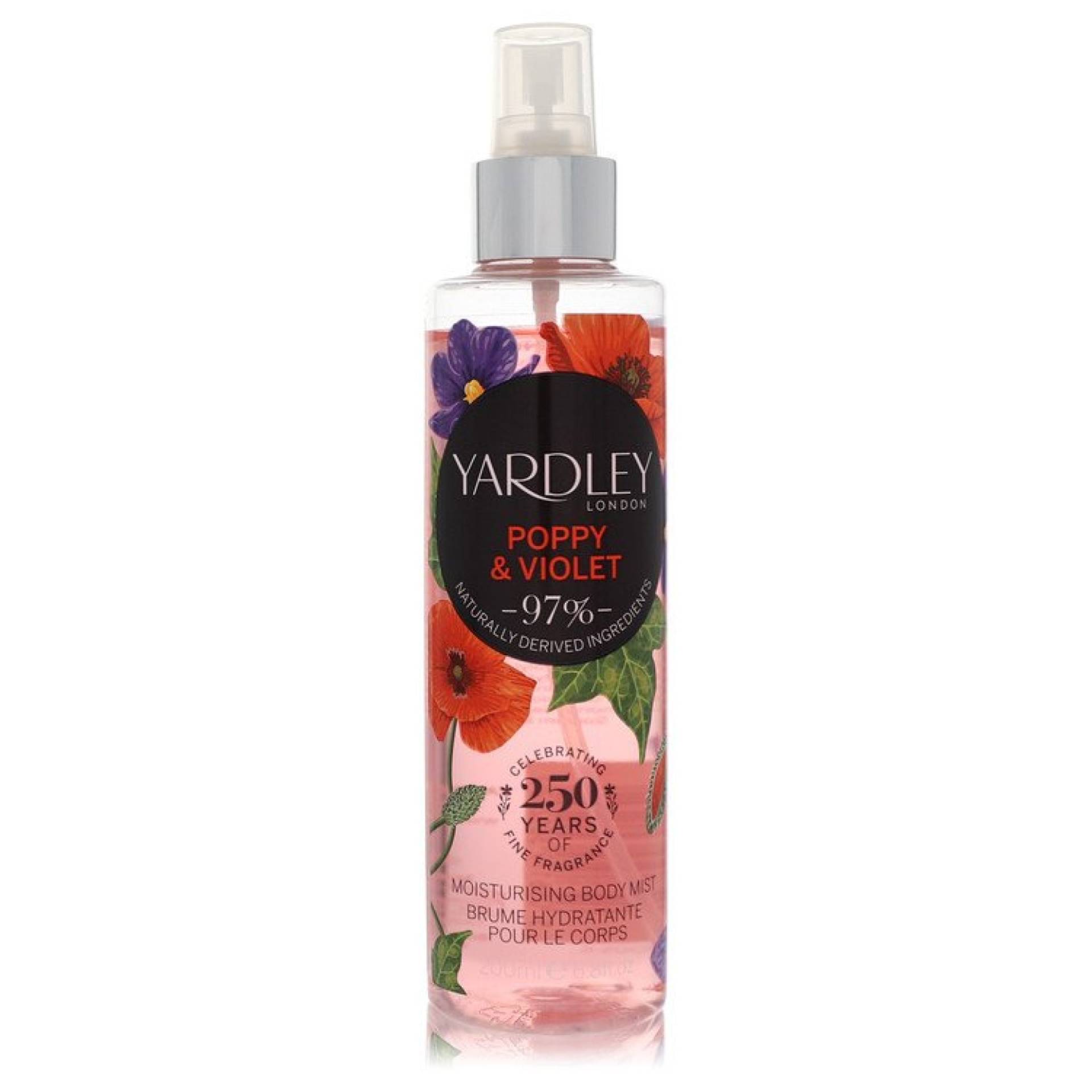 Yardley London Yardley Poppy & Violet Body Mist 200 ml von Yardley London