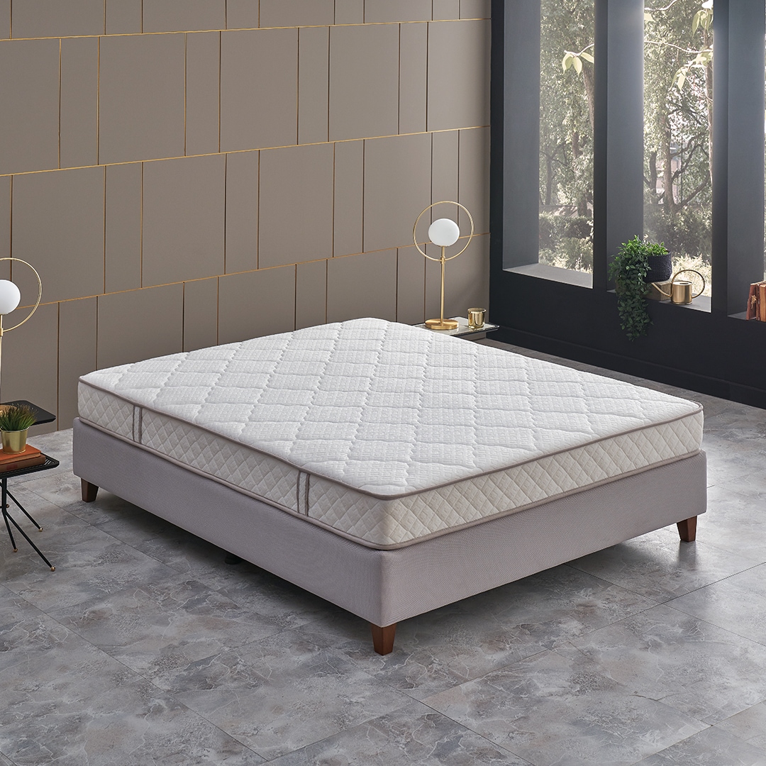 Yatas Bedding Taschenfederkernmatratze »Penta Z, Matratze 90x200, 140x200 cm & weitere Grössen«, 19 cm hoch, 403 Federn, (1 St.), 5-Zonen, H3, wendbar, ergonomisch, atmungsaktiv von Yatas Bedding