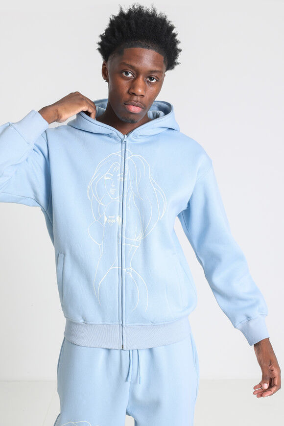 Yeet Kapuzensweatjacke | Light Blue | Herren  | L von Yeet