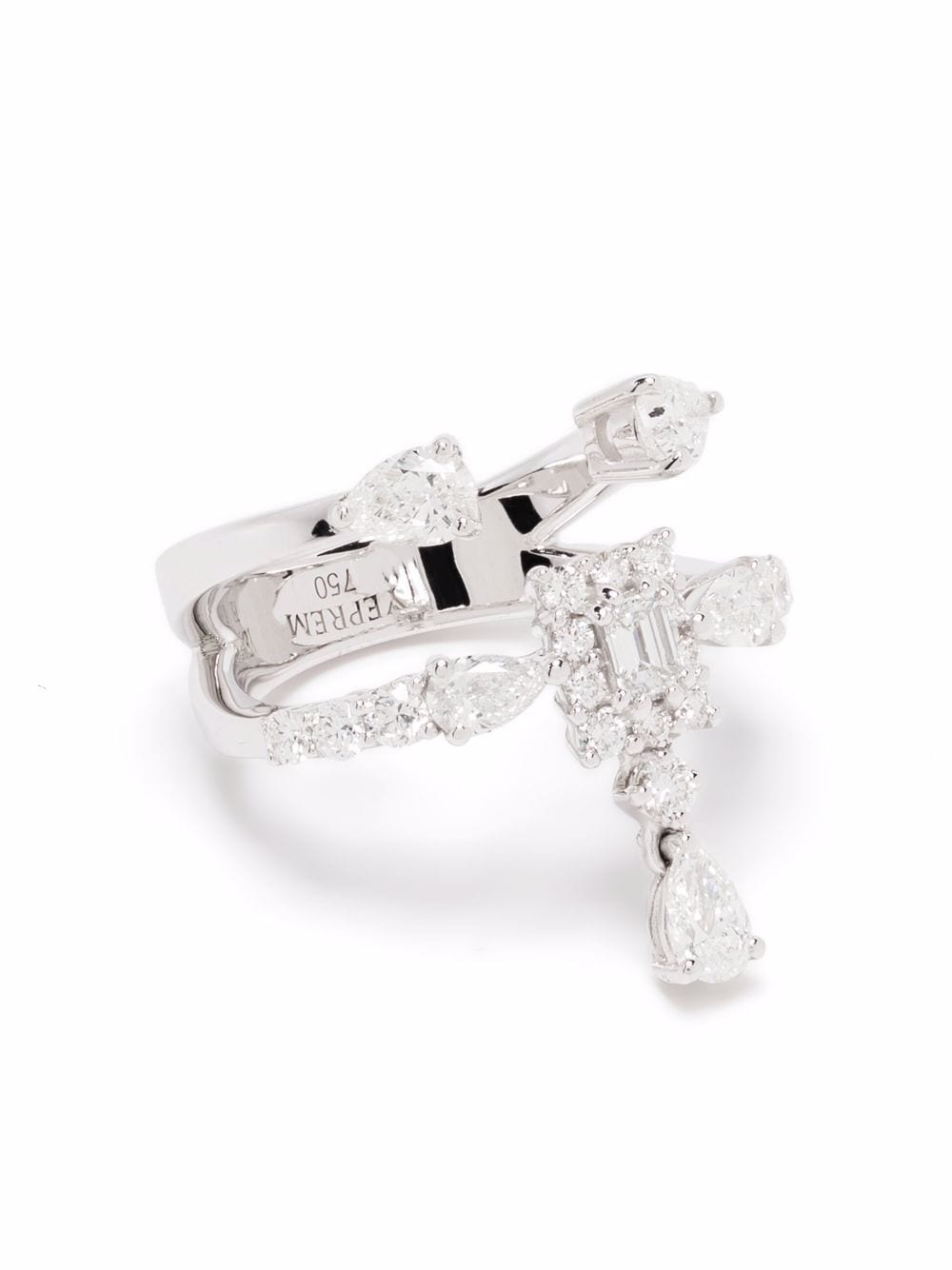 Yeprem 18kt white gold diamond ring - Silver von Yeprem