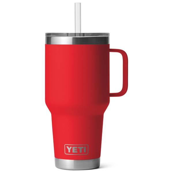 Yeti Coolers - Rambler Straw Mug - Isolierbecher Gr 1242 ml rot von Yeti Coolers