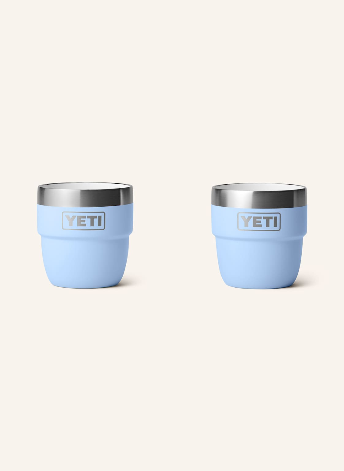 Yeti 2er-Set Stapelbare Espressobecher Rambler® blau von Yeti