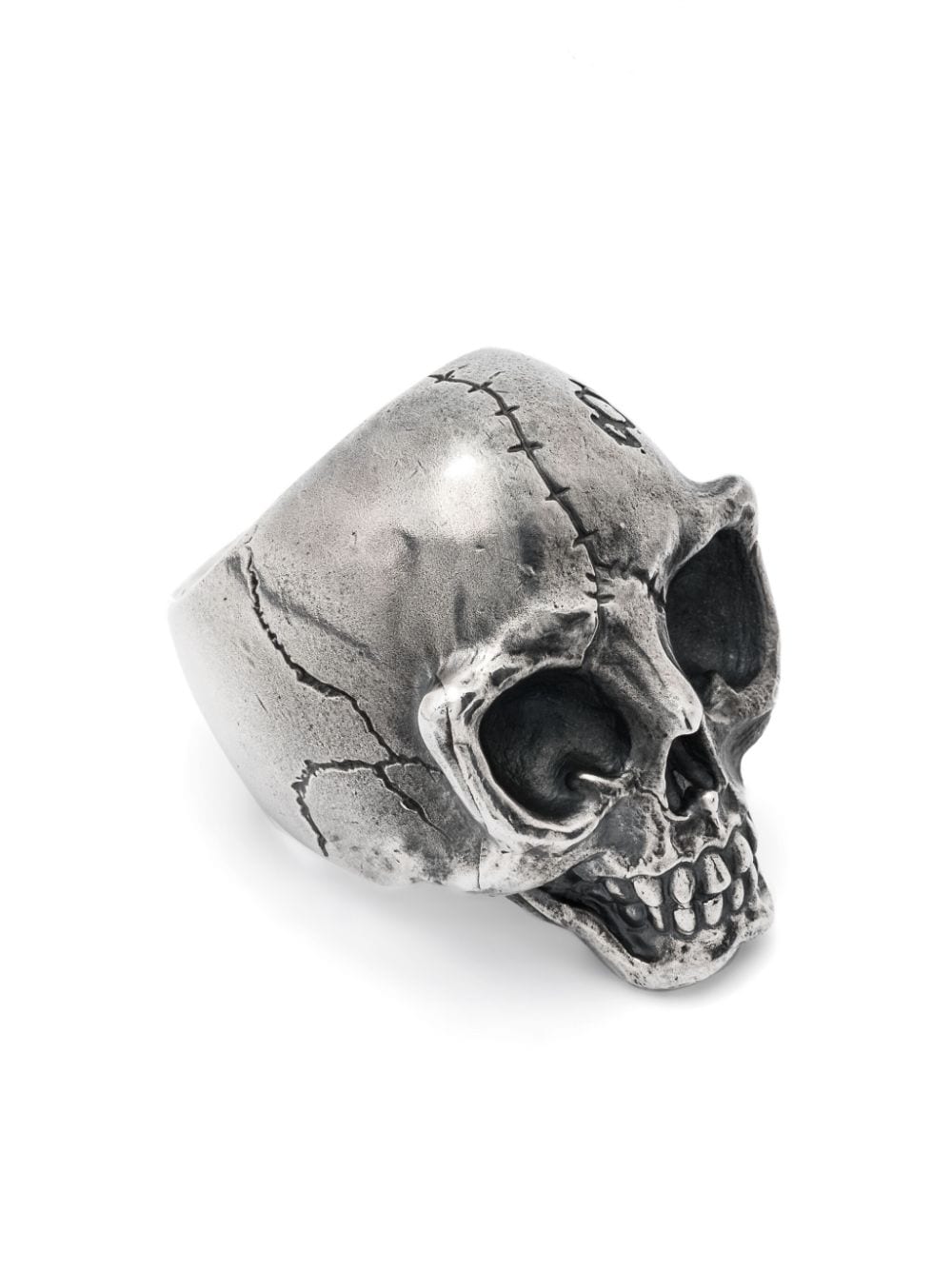 Yohji Yamamoto 950 Alien Skull ring - Silver von Yohji Yamamoto