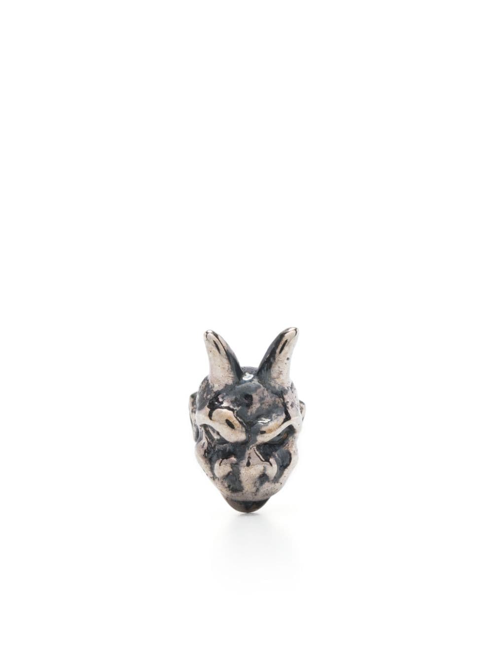 Yohji Yamamoto Gargoyle single earring - Silver von Yohji Yamamoto