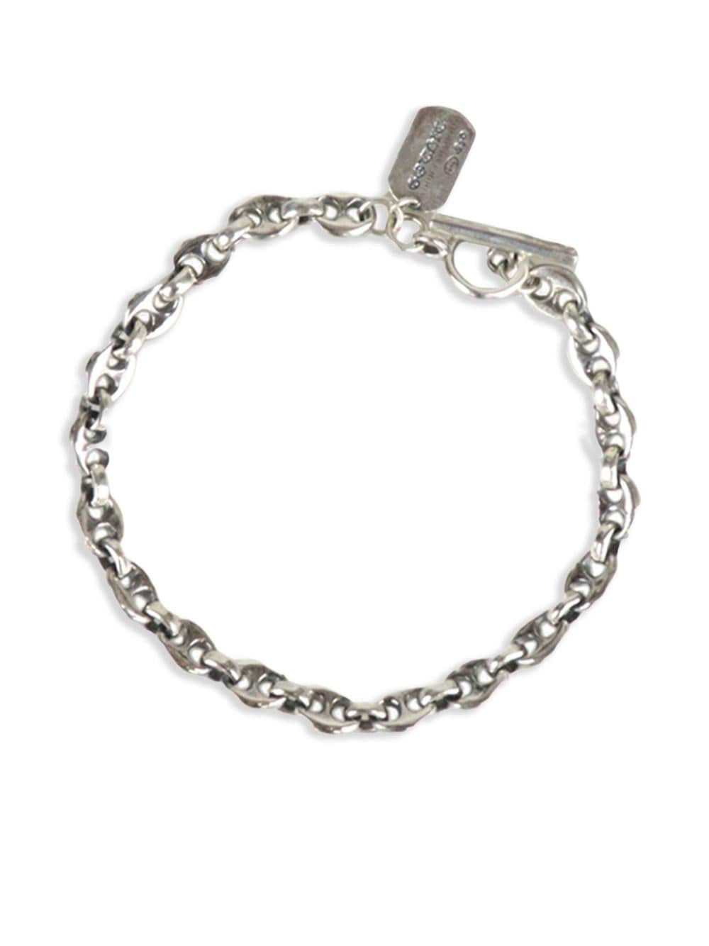 Yohji Yamamoto cable-link silver bracelet von Yohji Yamamoto