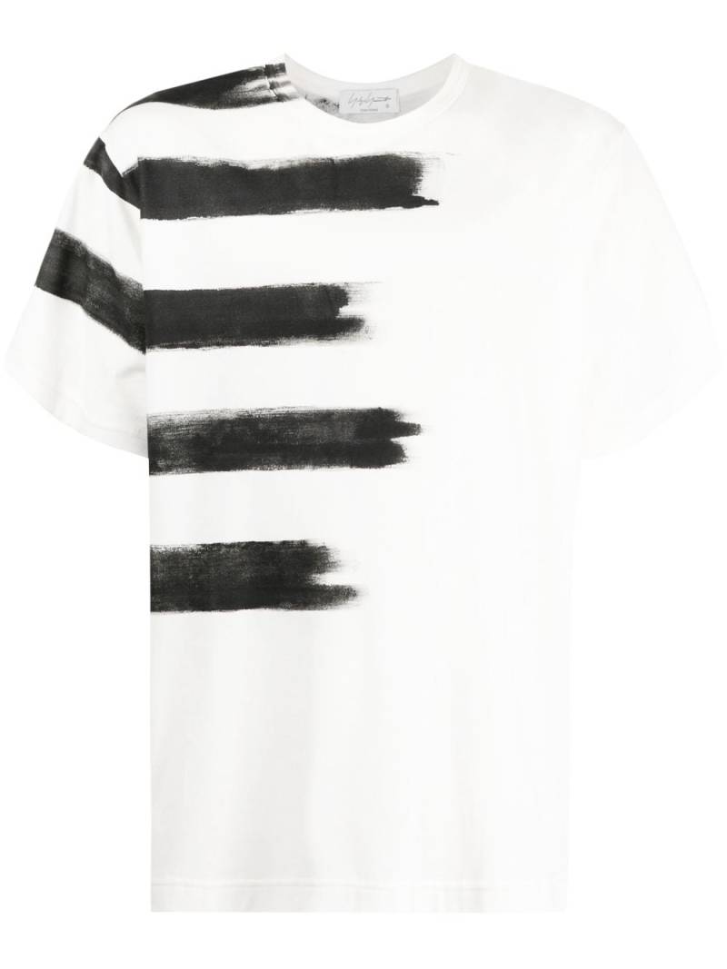 Yohji Yamamoto graphic-print T-shirt - White von Yohji Yamamoto