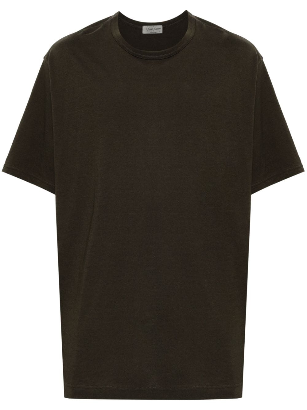 Yohji Yamamoto short-sleeve cotton T-shirt - Green von Yohji Yamamoto