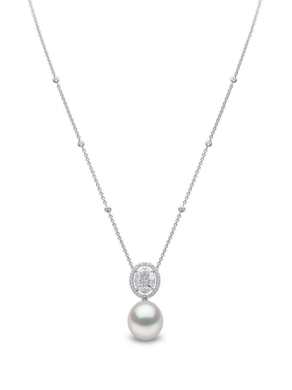 Yoko London 18kt white gold Starlight South Sea pearl and diamond necklace - Silver von Yoko London