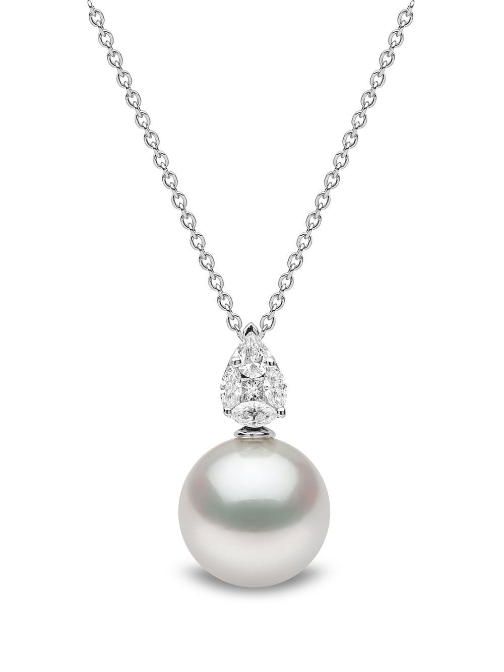 Yoko London 18kt white gold Starlight South Sea pearl and diamond necklace - Silver von Yoko London