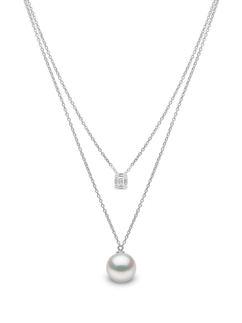 Yoko London 18kt white gold Starlight pearl and diamond necklace - Silver von Yoko London