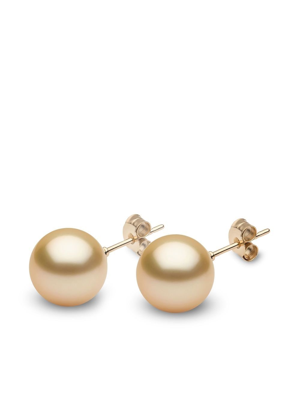 Yoko London 18kt yellow gold Classic 11mm golden South Sea pearl stud earrings von Yoko London