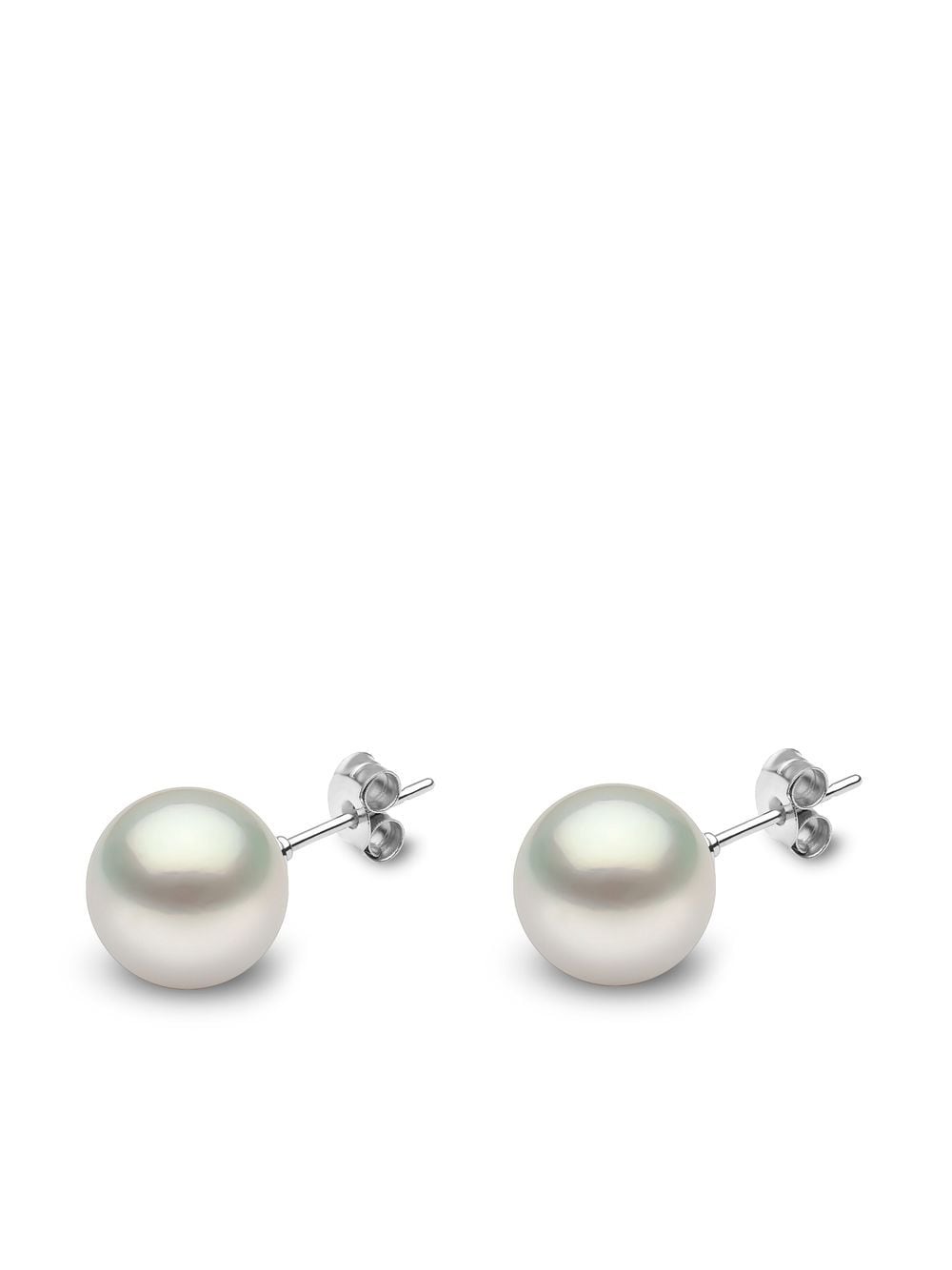 Yoko London 18kt white gold Classic 11mm South Sea pearl stud earrings - Silver von Yoko London