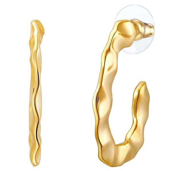 Ohrhänger Damen Gold 34mm von Yokoamii