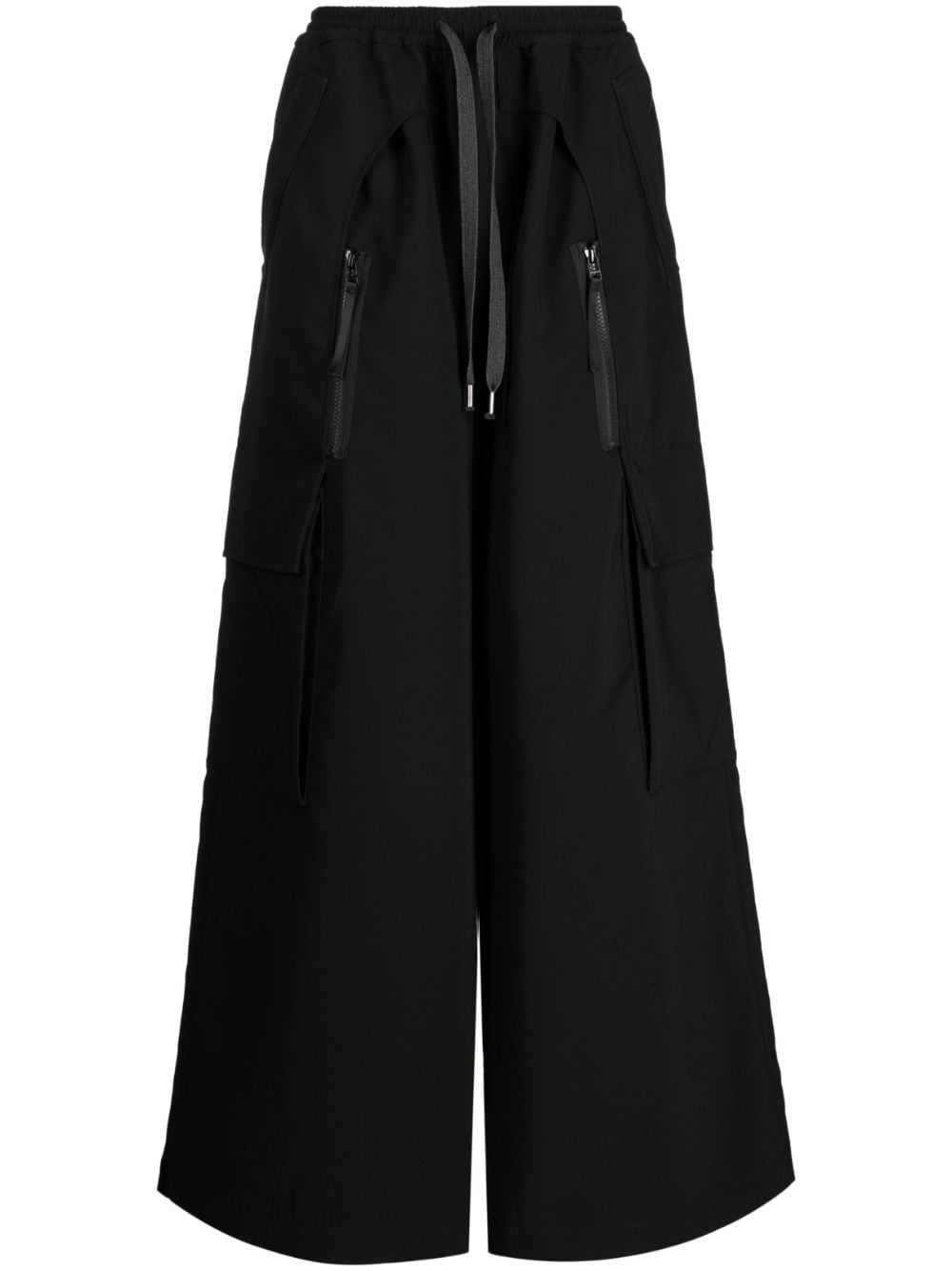 Yoshiokubo Temple multiple-pocket trousers - Black von Yoshiokubo